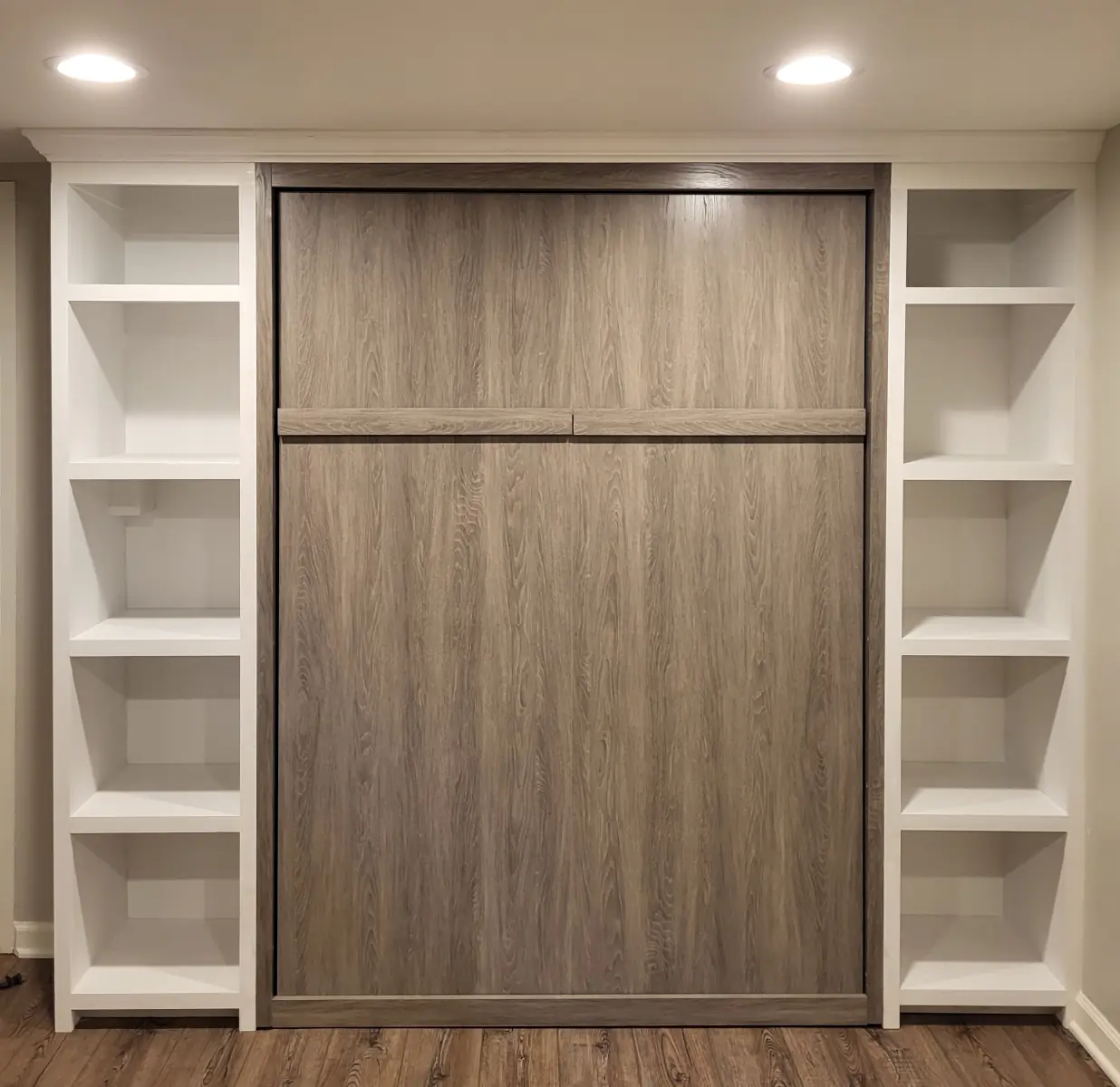 Custom built-in bookshelves